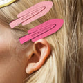 3er-Pack nahtlose Haarspangen